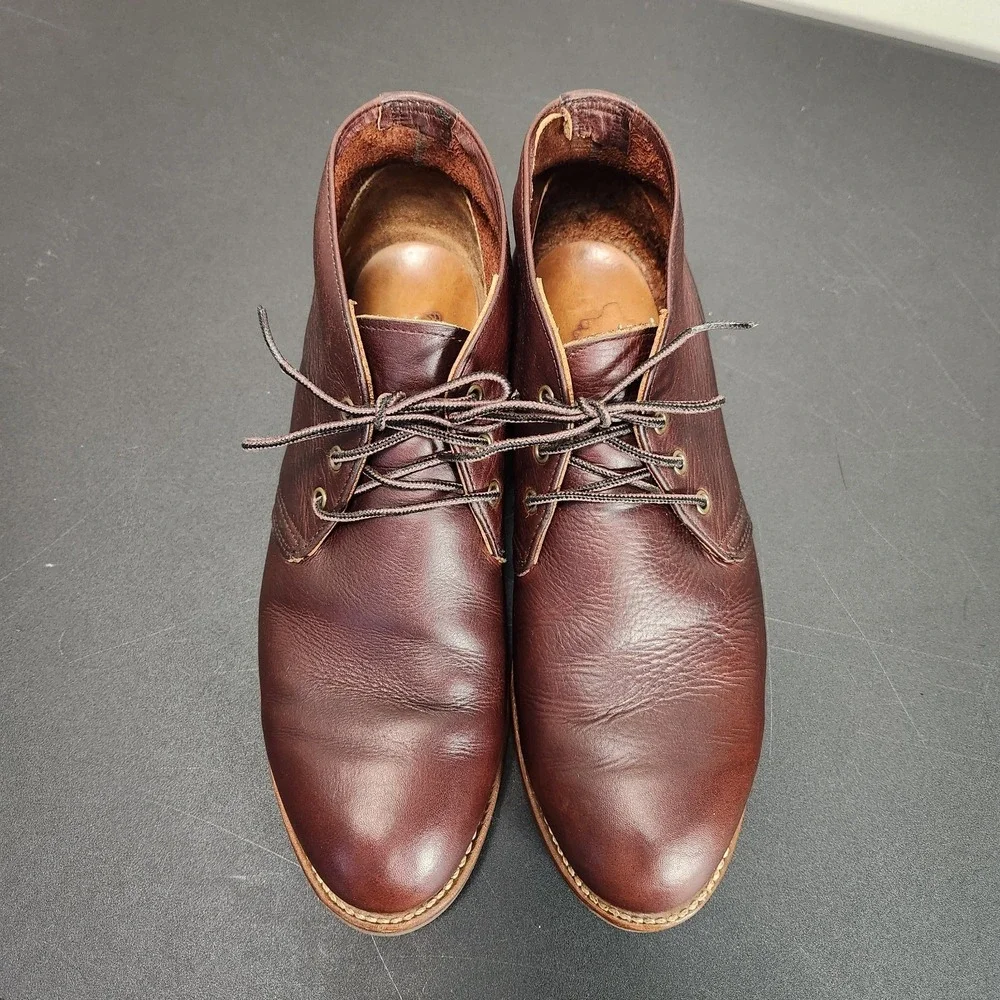 Red Wing 9215 Foreman Brown Leather Oil Slick Chukka Boots Mens Sz 11 D Classic